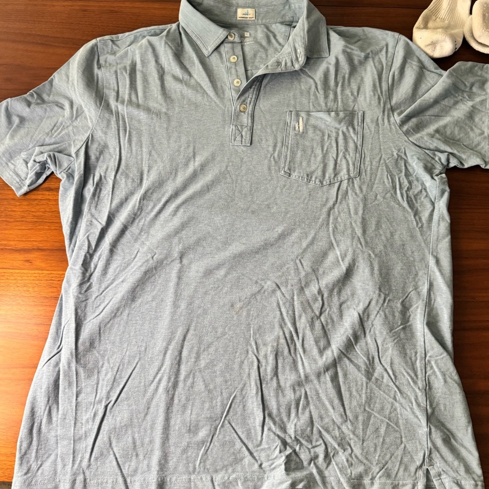johnnie-O Sky Blue Polo Shirt